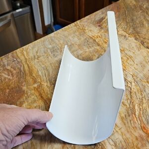 Refrigerator Beverage Bottle Rack Holder White Plastic